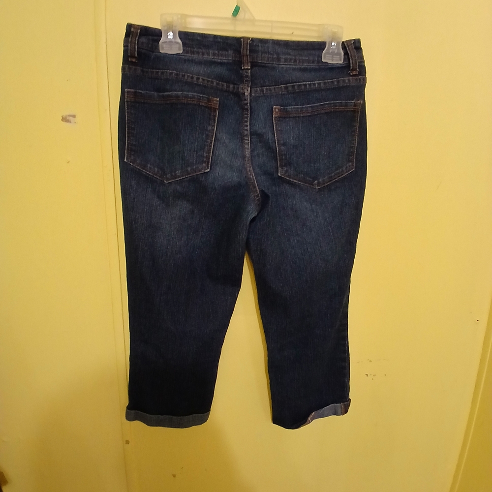 Faded Glory Dark Blue Ankle Jeans - Picture 5 of 7